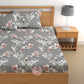 CHHAVI INDIA 180 TC Microfiber Printed Double Bedsheet With 2 Pillow Covers