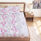 CHHAVI INDIA 210 TC Microfiber Printed King Size Bedsheet With Pillow Covers