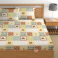 CHHAVI INDIA 210 TC Microfiber Printed Double Bedsheet With 2 Pillow Covers
