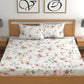 CHHAVI INDIA 210 TC Microfiber Printed King Size Bedsheet With Pillow Covers