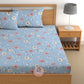 CHHAVI INDIA 180 TC Microfiber Printed Double Bedsheet With 2 Pillow Covers