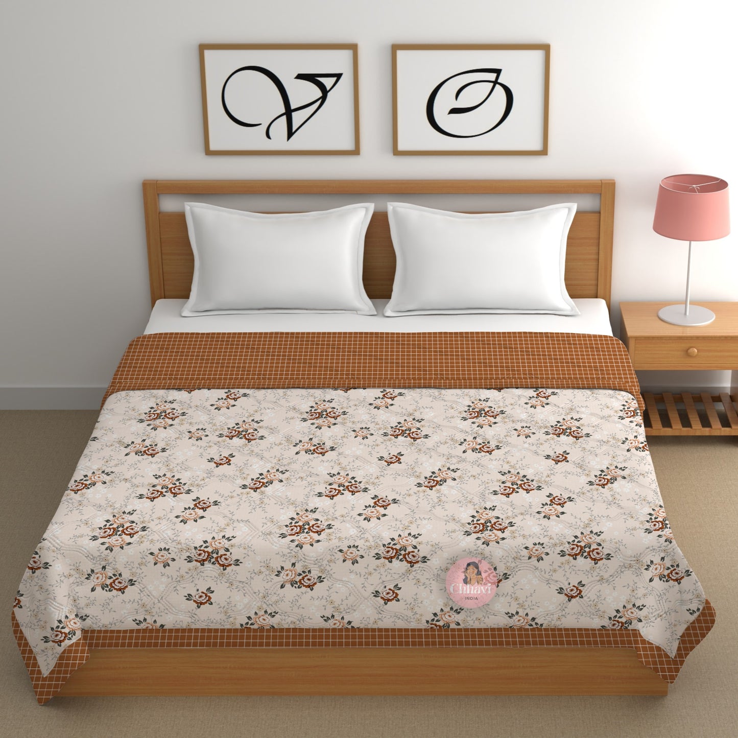 CHHAVI INDIA Printed Double Comforter for AC Room