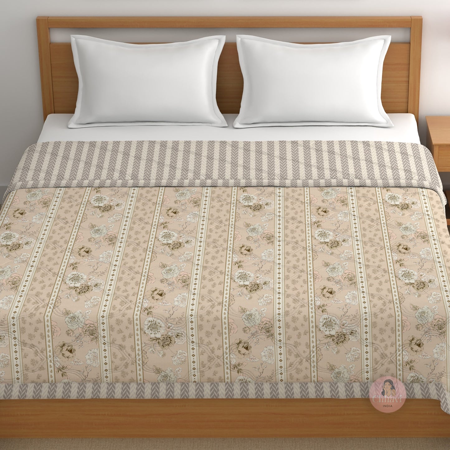 CHHAVI INDIA Printed Double Comforter for AC Room