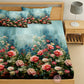 CHHAVI INDIA 210 TC Microfiber Printed King Size Bedsheet With 2 Pillow Covers