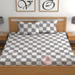 CHHAVI INDIA 210 TC Microfiber Printed King Size Bedsheet With Pillow Covers