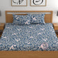 CHHAVI INDIA 210 TC Microfiber Fitted Double Size Printed Bedsheet With 2 Pillow covers