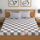 CHHAVI INDIA 210 TC Microfiber Printed King Size Bedsheet With Pillow Covers