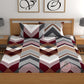 CHHAVI INDIA 210 TC Microfiber Printed Double Bedsheet With Pillow Covers