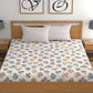 CHHAVI INDIA 210 TC Microfiber Double Fitted  Size Printed Bedsheet