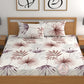 CHHAVI INDIA 210 TC Microfiber Fitted Double Size Printed Bedsheet With 2 Pillow covers