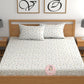 CHHAVI INDIA 210 TC Microfiber Printed King Size Bedsheet With Pillow Covers