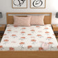 CHHAVI INDIA 210 TC Microfiber Printed King Size Bedsheet With Pillow Covers