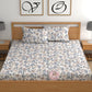 CHHAVI INDIA 210 TC Microfiber Printed Double Bedsheet With 2 Pillow Covers