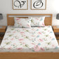 CHHAVI INDIA 210 TC Microfiber Printed King Size Bedsheet With Pillow Covers