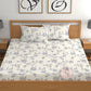 CHHAVI INDIA 210 TC Microfiber Printed Double Bedsheet With 2 Pillow Covers