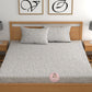 CHHAVI INDIA 210 TC Microfiber Printed King Size Bedsheet With Pillow Covers