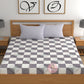 CHHAVI INDIA 210 TC Microfiber Double Fitted  Size Printed Bedsheet