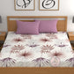 CHHAVI INDIA 210 TC Microfiber Printed King Size Bedsheet With Pillow Covers