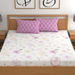 CHHAVI INDIA 210 TC Microfiber Double Fitted  Size Printed Bedsheet