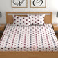 CHHAVI INDIA 210 TC Microfiber Printed Double Bedsheet With 2 Pillow Covers