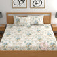 CHHAVI INDIA 210 TC Microfiber Printed King Size Bedsheet With Pillow Covers