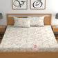CHHAVI INDIA 210 TC Microfiber Printed King Size Bedsheet With Pillow Covers