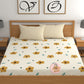 CHHAVI INDIA 210 TC Microfiber Printed Double Bedsheet With Pillow Covers