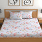 CHHAVI INDIA 210 TC Microfiber Printed King Size Bedsheet With Pillow Covers
