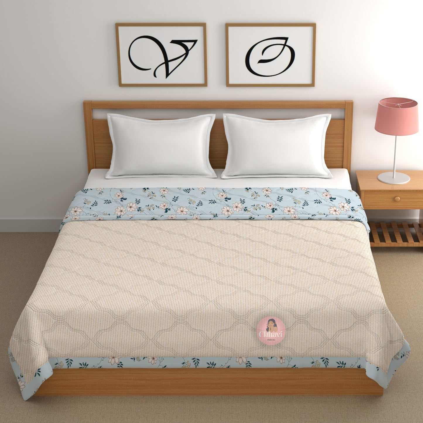 CHHAVI INDIA Printed Double Comforter for AC Room