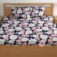 CHHAVI INDIA 180 TC Microfiber Printed Double Bedsheet With 2 Pillow Covers