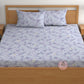 CHHAVI INDIA 180 TC Microfiber Double Fitted  Size Printed Bedsheet