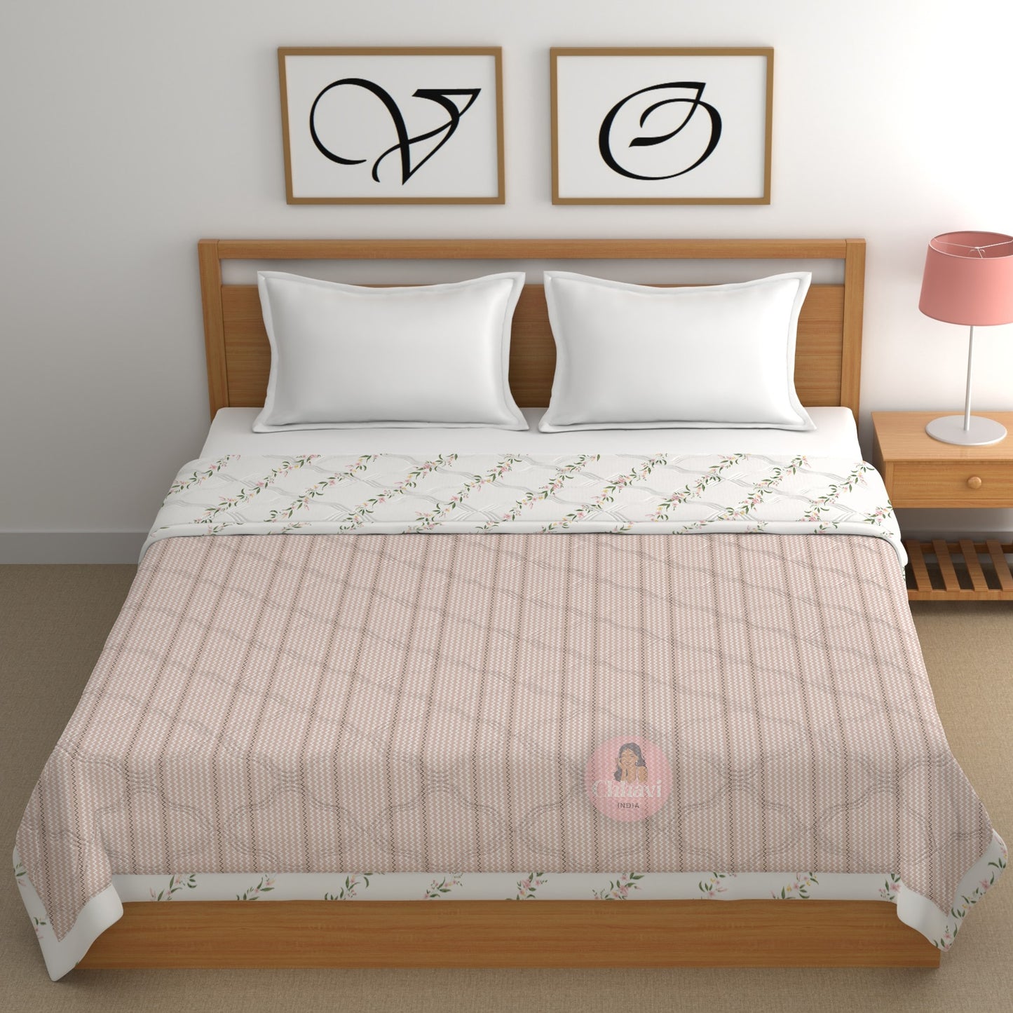 CHHAVI INDIA Printed Double Comforter for AC Room