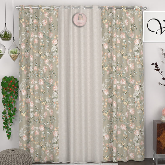 CHHAVI INDIA DESIGNER PRINTED DOOR CURTAIN PACK OF 3