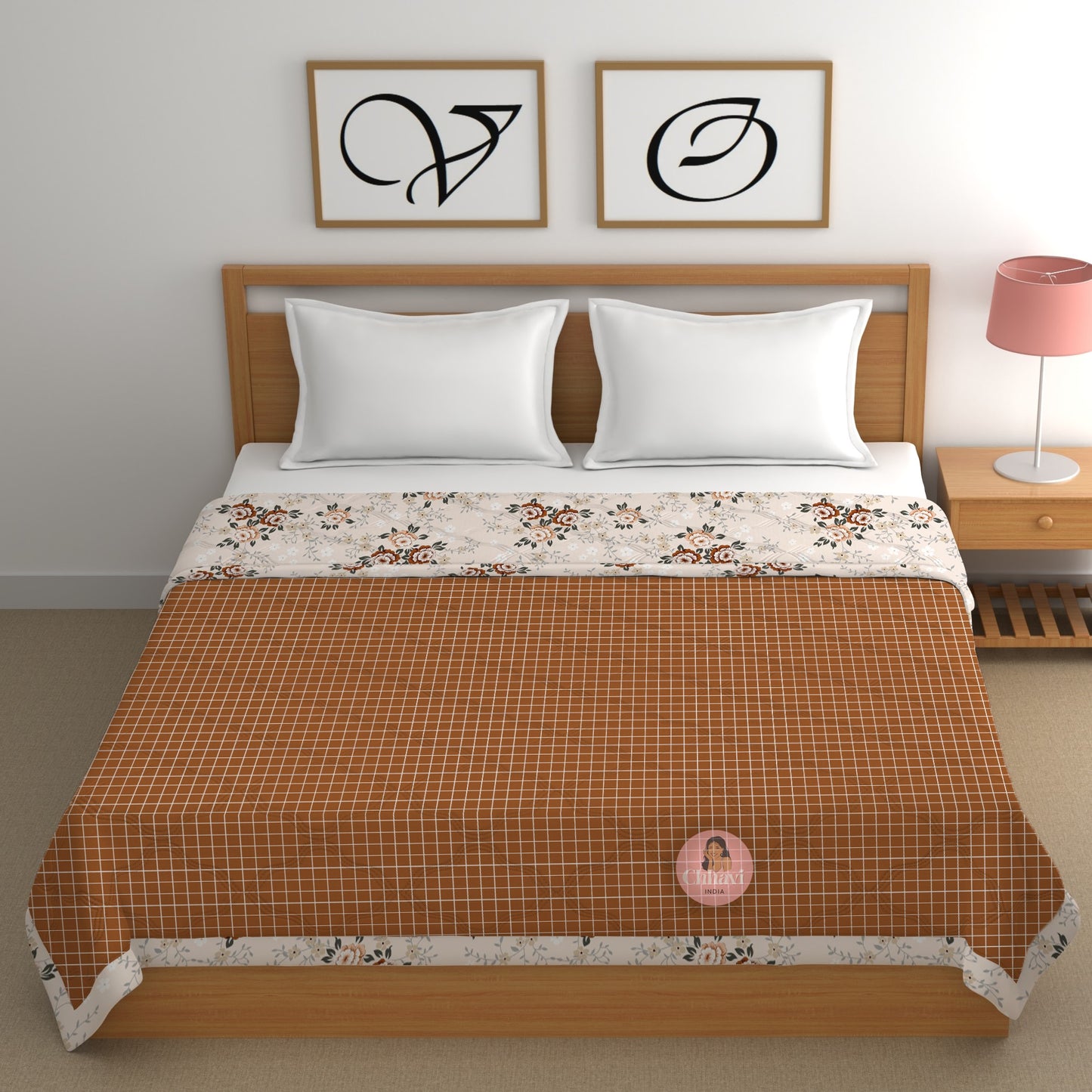 CHHAVI INDIA Printed Double Comforter for AC Room