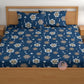 CHHAVI INDIA 180 TC Microfiber Printed Double Bedsheet With 2 Pillow Covers