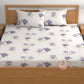 CHHAVI INDIA 180 TC Microfiber Double Fitted  Size Printed Bedsheet
