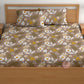 CHHAVI INDIA 180 TC Microfiber Double Fitted  Size Printed Bedsheet
