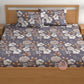 CHHAVI INDIA 180 TC Microfiber Double Fitted  Size Printed Bedsheet