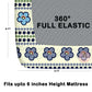 CHHAVI INDIA 210 TC Microfiber Double Fitted  Size Printed Bedsheet with pillow covers