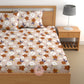 CHHAVI INDIA 180 TC Microfiber Printed Double Bedsheet With 2 Pillow Covers