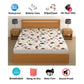CHHAVI INDIA 210 TC Microfiber Waterproof Printed Fitted (Elastic) Bedsheet