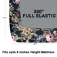 CHHAVI INDIA 180 TC Microfiber Double Fitted  Size Printed Bedsheet
