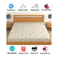 CHHAVI INDIA 210 TC Microfiber Waterproof Printed Fitted (Elastic) Bedsheet