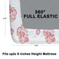 CHHAVI INDIA 180 TC Microfiber Double Fitted  Size Printed Bedsheet