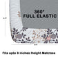 CHHAVI INDIA 180 TC Microfiber Double Fitted  Size Printed Bedsheet