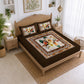 CHHAVI INDIA 210 TC Microfiber Printed King Size Bedsheet With 2 Pillow Covers (Copy)