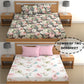 CHHAVI INDIA 210 TC Microfiber Printed Double Bedsheet With Pillow Covers