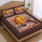 CHHAVI INDIA 210 TC Microfiber Printed King Size Bedsheet With 2 Pillow Covers