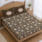 CHHAVI INDIA 210 TC Microfiber Printed King Size Bedsheet With 2 Pillow Covers