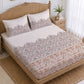 CHHAVI INDIA 210 TC Microfiber Printed King Size Bedsheet With 2 Pillow Covers